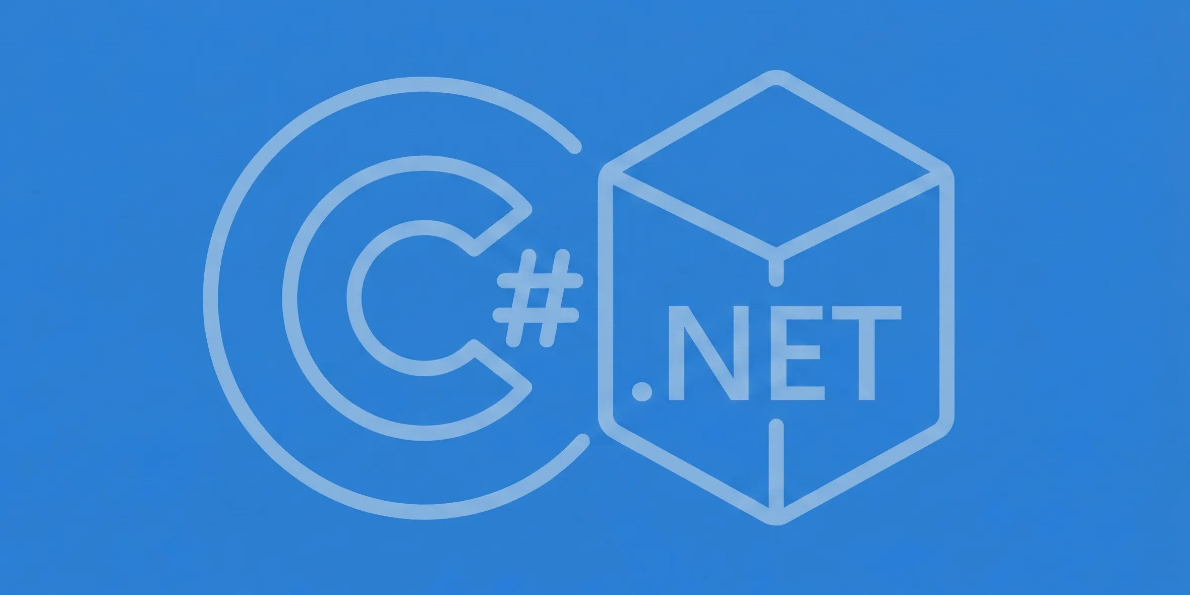 C# e .NET logo
