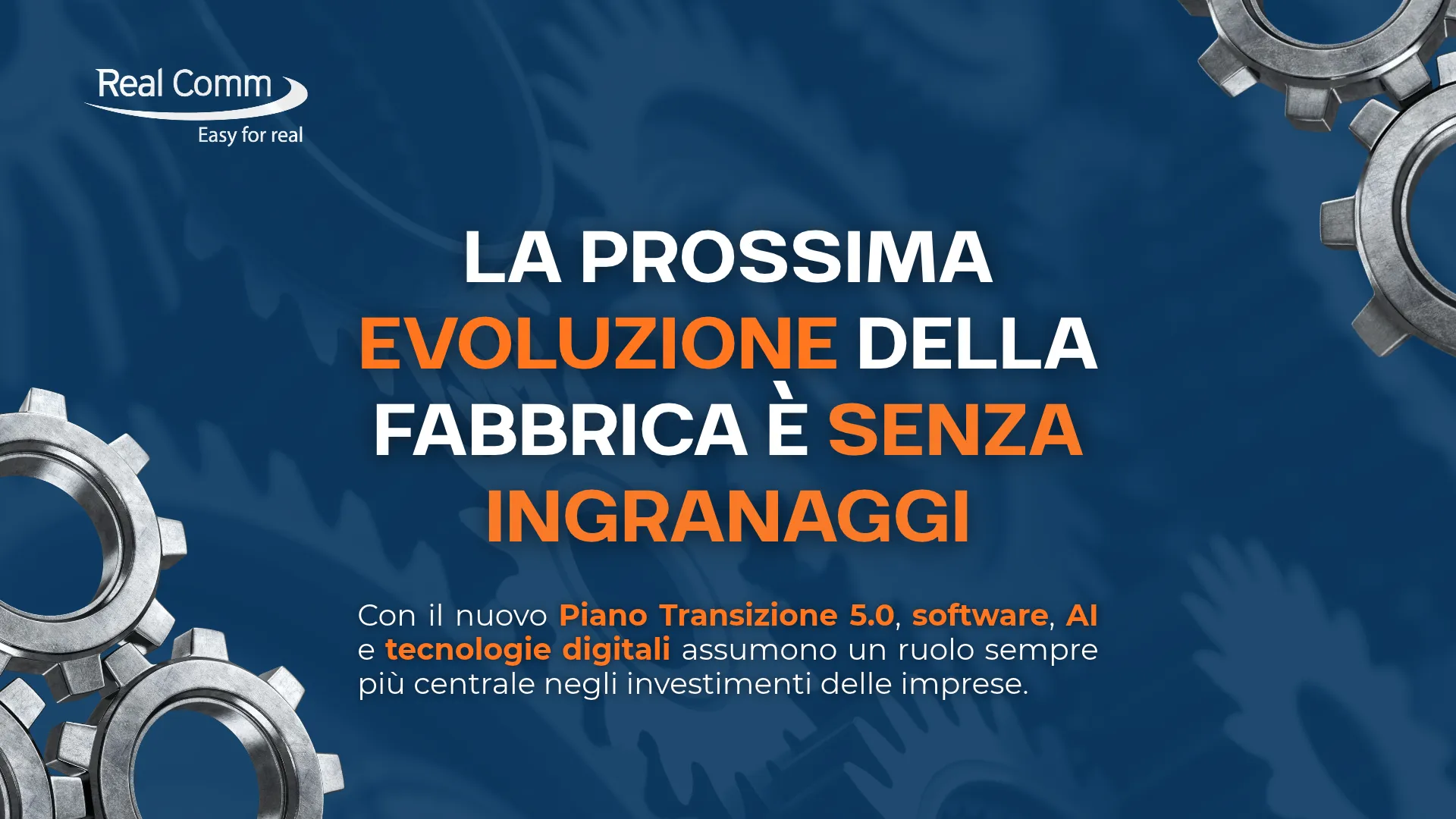 La prossima evoluzione della fabbrica è senza ingranaggi